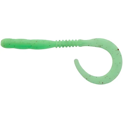 Силікон рибальський Reins Curly Curly 4" 146 Hot Cucumber (15 шт/уп.) (1552.08.02)