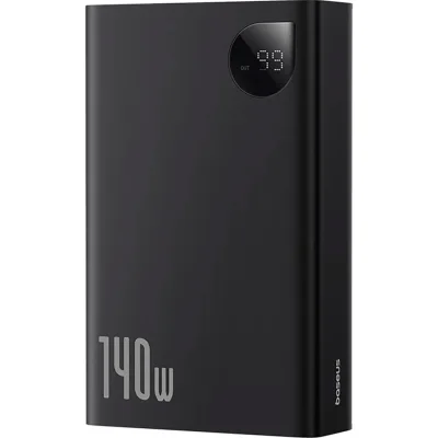 Батарея універсальна Baseus Adaman Metal Digital Display 24000mAh 140W, Black (P10021508113-00) (P10021507112-02 / P10021508113-00)