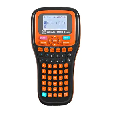 Принтер етикеток UKRMARK RM-910 Orange, сумісний з картриджами Brother TZe (900416)