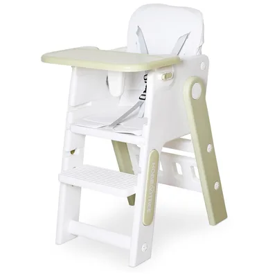 Стілець для годування Mealux Feedo White/Green (KD-F033 White/Green)