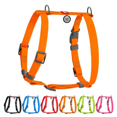 Шлея для собак WAUDOG Waterproof Н-подібна анатомічна М помаранчева (32814)