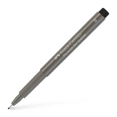 Лайнер Faber-Castell Pitt Artist Pen Fineliner India ink pen товщина М (0,7 мм) колір теплий сірий IV №273 (32054)