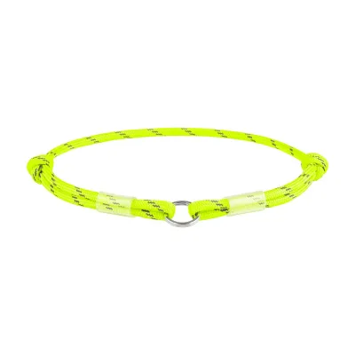 Шнурок для адресника WAUDOG Smart ID М 42-76 см жовтий (60398)