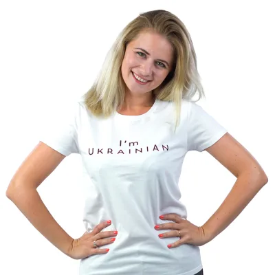 Футболка Sol's Pioneer Women I'am Ukrainian білий L (03579102/138L)