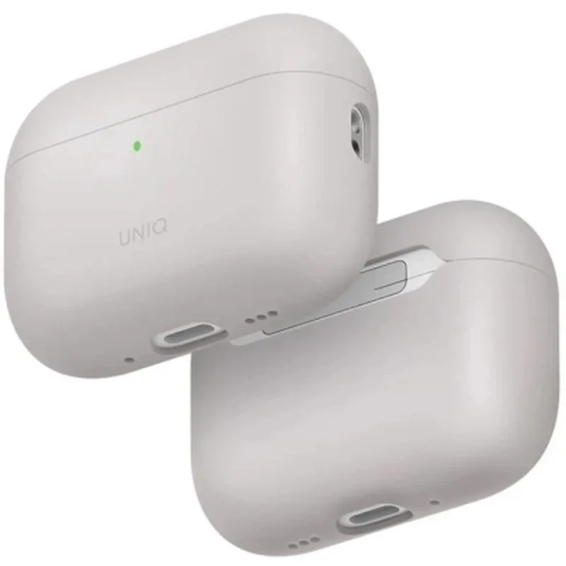 Чохол для навушників Uniq Lino для AirPods Pro 3 gen Silicone Grey (8886463696866)