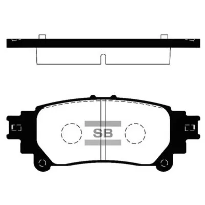 Гальмівні колодки HI-Q SP1458