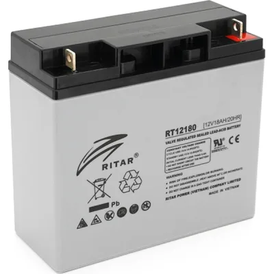 Батарея до ДБЖ Ritar RT12180GL5, 12V 18.0Ah (RT12180GL5)