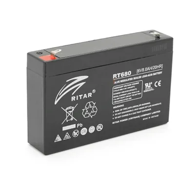 Батарея до ДБЖ Ritar AGM RT680G, 6V-8Ah (RT680G)