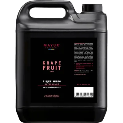 Рідке мило Mayur Антибактеріальне Грейпфрут 5 л (2200200118750)
