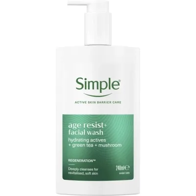 Гель для вмивання Simple Active Skin Barrier Care Активний догляд при вікових змінах 240 мл (8720181705878)