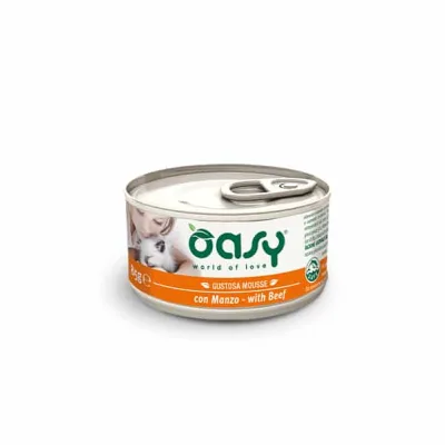 Консерви для котів OASY Яловичина 85 г (8053017342795)