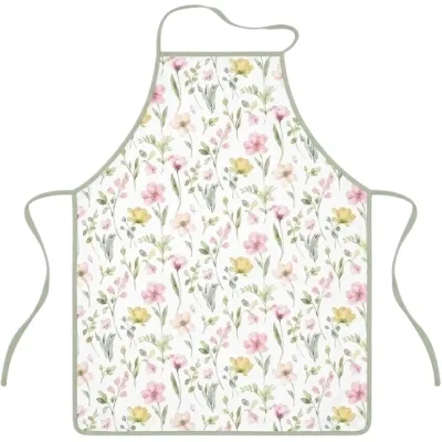 Фартух Ardesto Spring flowers 60х80см, 100% поліестер, білий (ART12FL)