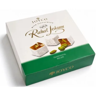 Цукерка JOYCO Рахат-лукум з фісташками 250 г (4850001396635)