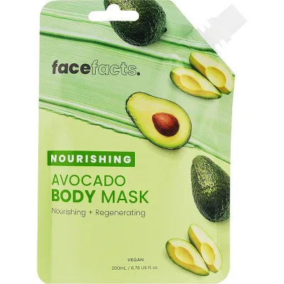 Маска для тіла Face Facts Nourishing Avocado Body Mask Живильна з авокадо 200 мл (5031413928808)