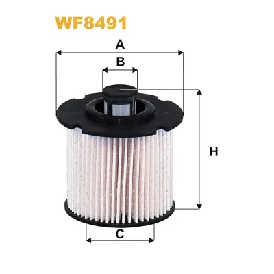 Фільтр паливний Wixfiltron WF8491