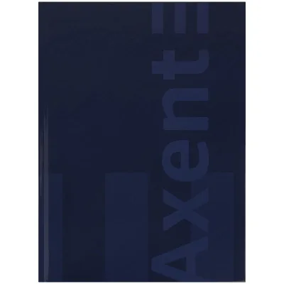 Книга записна Axent A4 One color, 96 аркушів клітинка, синій (8426-3-A)