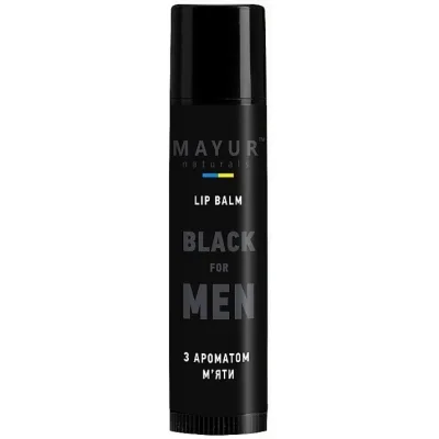 Бальзам для губ Mayur Black For Men Для чоловіків 5 г (4820230955323)