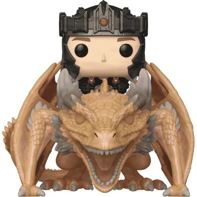 Фігурка Funko Pop Rides серії Дім Дракона S4 - Ейґон Тарґарієн і Сонцежар (83460)