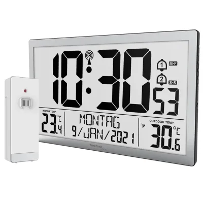 Настінний годинник Technoline WS8113 Silver (DAS302461)