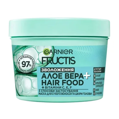 Маска для волосся Garnier Fructis Superfood Aloe Vera 400 мл (3600542648271)