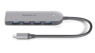 Концентратор REAL-EL CQ-415, space grey (EL123110001)