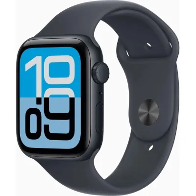 Смарт-годинник Apple Watch SE 3 GPS + Cellular 44mm Midnight Aluminium Case with Midnight Sport Band - S/M (MEPH4RK/A)