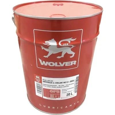 Антифриз Wolver Antifreeze & Coolant WG12+ Ready for use черв. 20л (4260360942648)