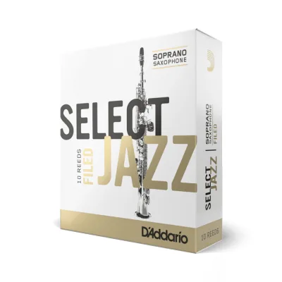 Тростина для саксофона D'Addario Select Jazz - Soprano Sax 4M - 10 Pack (RSF10SSX4M)