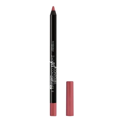 Олівець для губ Deborah 2in1 Gel Contour & Color Lipliner 03 - Dusty Pink (8009518365313)