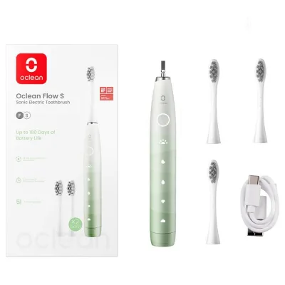 Електрична зубна щітка Oclean Flow S Electric Toothbrush Green (6970810557336)