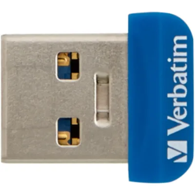 USB флеш накопичувач Verbatim 32GB Store 'n' Stay NANO Blue USB 3.0 (98710)