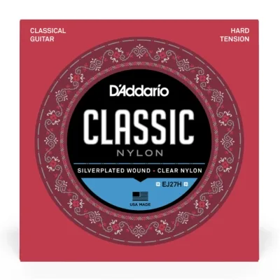 Струни для гітари D'Addario Student Classics Hard Tension (EJ27H)