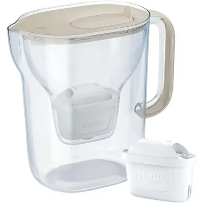 Фільтр-глечик Brita Style Essential MXPro 2.4л з картриджем пісочний (1058041)