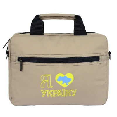 Сумка для ноутбука Porto 12'' PN12 LoveUkraine Beige (PN12LB_LoveUkr)
