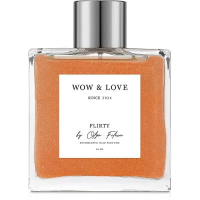 Спрей для волосся Wow&Love Flirty by Olga Fileva Hair Perfume Шимерний парфум для волосся 60 мл (4820239121811)