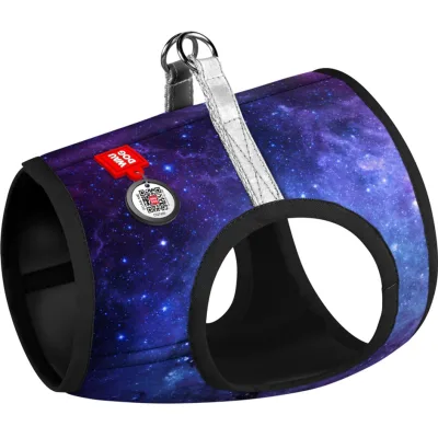 Шлея для собак WAUDOG Clothes з QR-паспортом "NASA21" ХS4 (2904-0148)