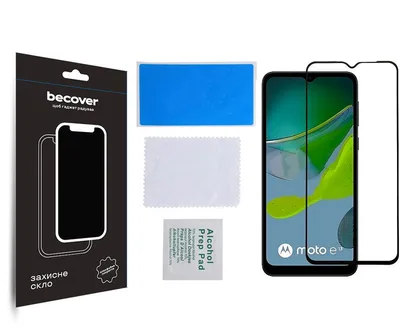 Скло захисне BeCover Motorola Moto E13 Black (708843)