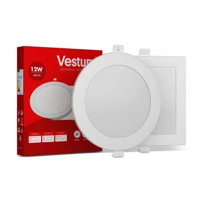 Світильник Vestum LED 12W 6000K 220V (1-VS-5109)