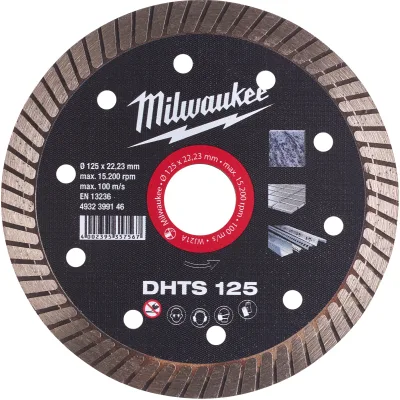 Круг відрізний Milwaukee алмазний DHTS 125, 125мм (4932399146)