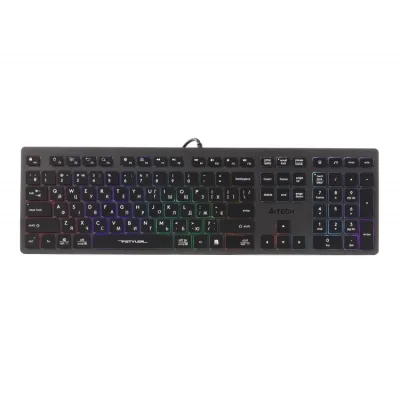 Клавіатура A4Tech FX60H USB Grey Neon backlit (4711421978309)