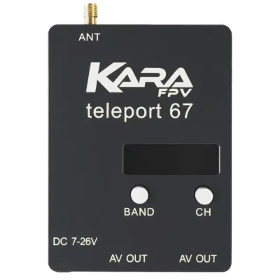 Відеоприймач (VRX) KaraFPV Teleport67 6.1G-7.2G (RX6704)