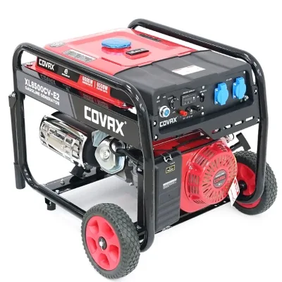 Генератор COVAX XL8500CV-E2, 6.0kW, 220V, 50Hz, DC12V, 15HP, електро стартер, 25L (XL8500CV-E2)