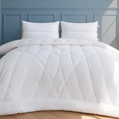 Ковдра MirSon Набір 9565 Royal Ковдра зимова Євро 200х220 Wool + Дві подушки 50х70 (2200010806335)