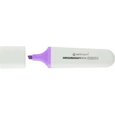 Маркер Centropen текстовий Highlighter Style 1-4,6 мм клин. пастельний ліловий (6252/57)