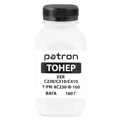 Тонер XER C230/C310/C410, 160 г, Black Patron (PN-XC230-B-160)