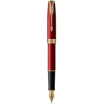 Ручка пір'яна Parker SONNET 17 Intense Red GT  FP F (86 215)