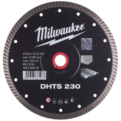 Круг відрізний Milwaukee алмазний DHTS 230, 230мм (4932399550)