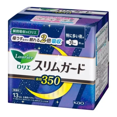 Гігієнічні прокладки Kao Laurier Special Extra Heavy Night Use Slim 13 шт (4901301264992)