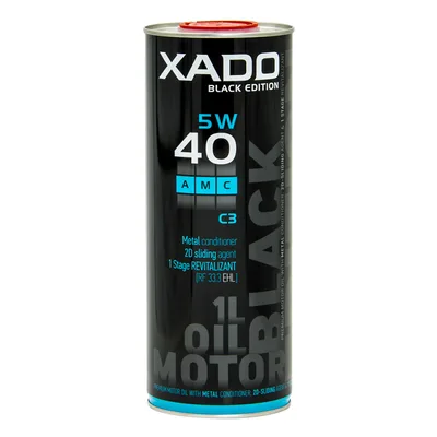 Моторна олива Xado Atomic Oil 5W-40 C3 AMC Black Edition 1л (XA 25174)