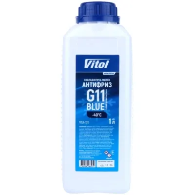 Антифриз VITOL G11 Blue 1л (VTA-111)